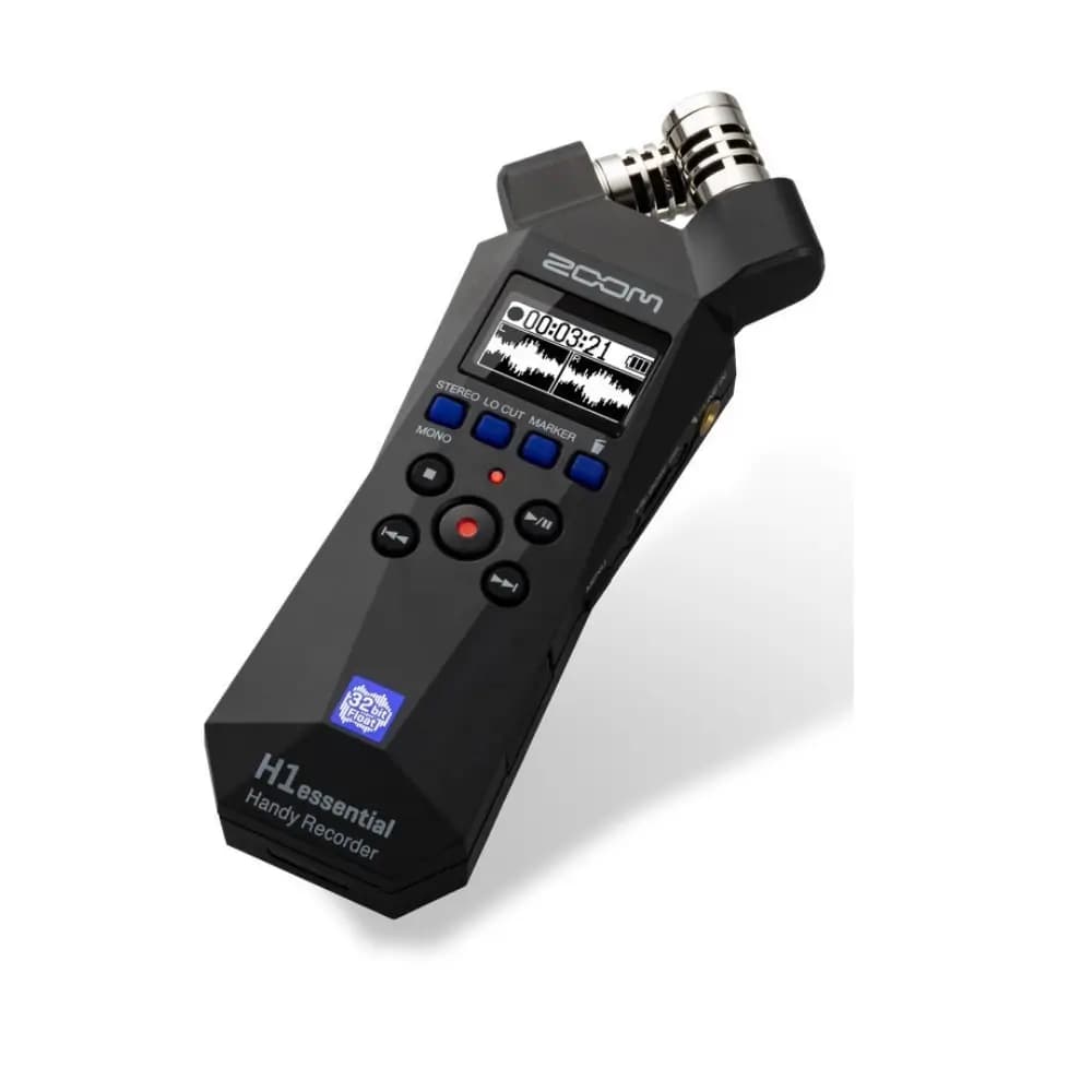 Zoom H1 Essential handy audio recorder with X/Y stereo microphones Zoom H1 Essential handy audio recorder with X/Y stereo microphones