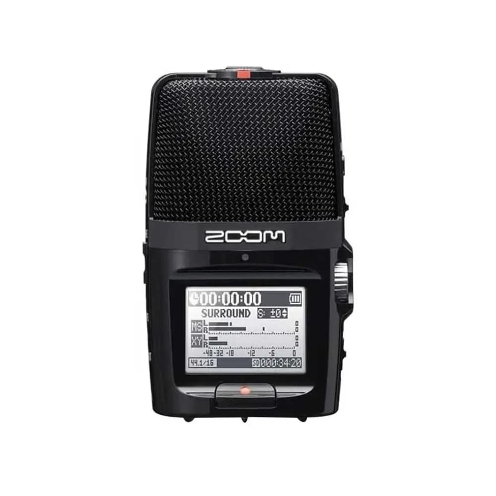 Close-up detail of the Zoom H2 handy recorder body Close-up detail of the Zoom H2 handy recorder body