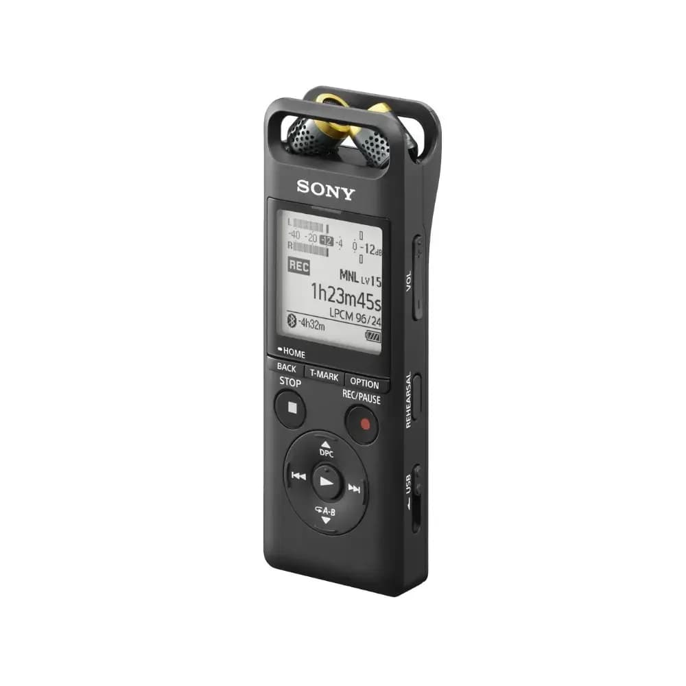 Sony PCM-A10 portable digital voice recorder front view
