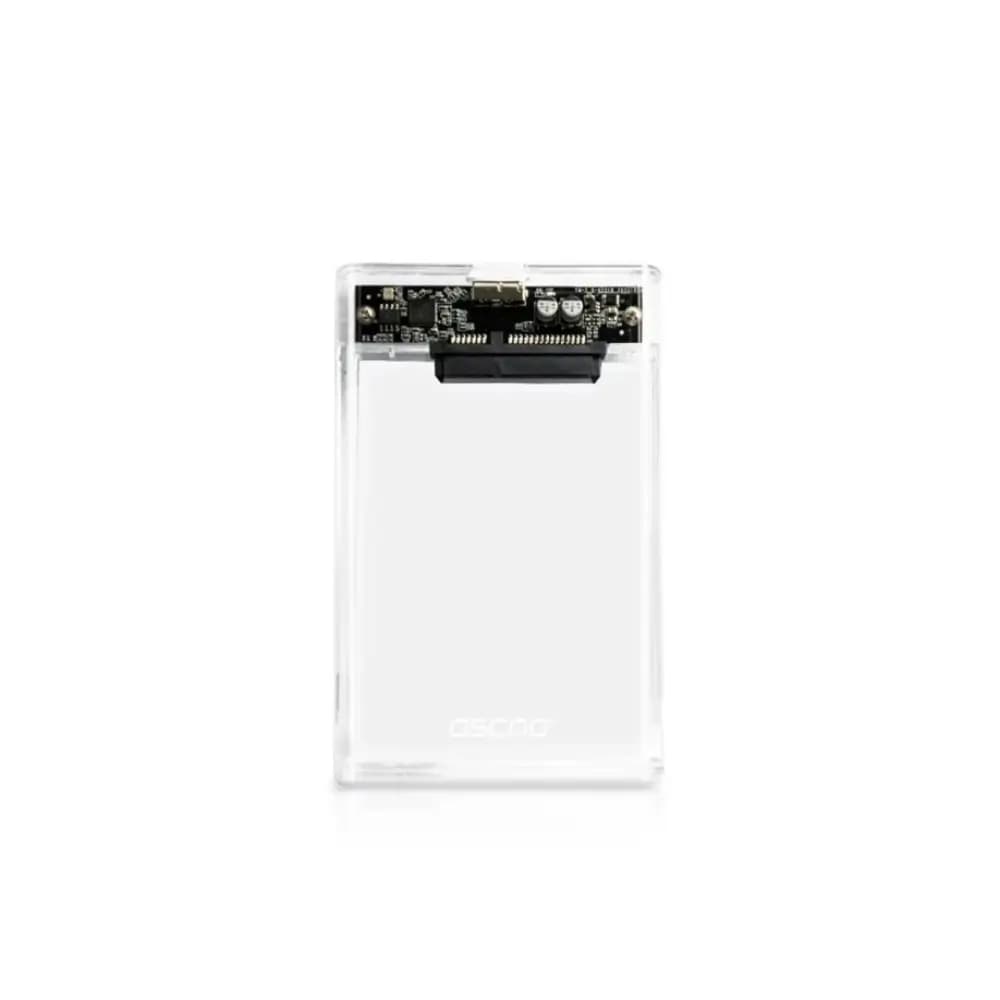 OSCOO HD1 hard drive case with UASP support and 5Gbps USB 3.0 speed