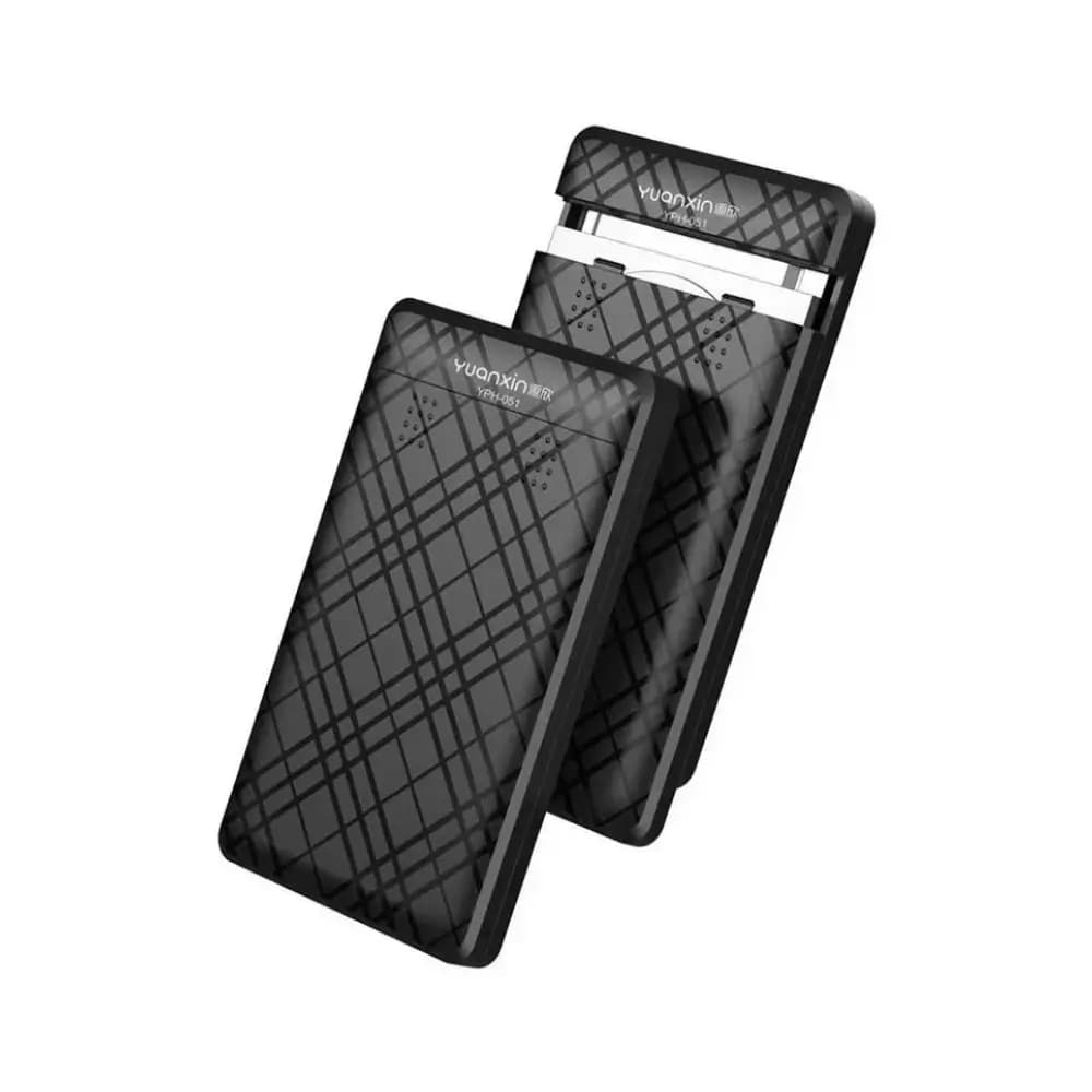 Yuanxin YPH-051 2.5 inch SATA HDD SSD enclosure front view