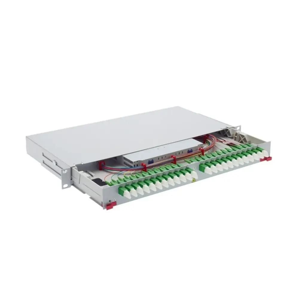 R&M 24 port fiber rack mount LIU with LC-PC duplex adapters R&M 24 port fiber rack mount LIU with LC-PC duplex adapters