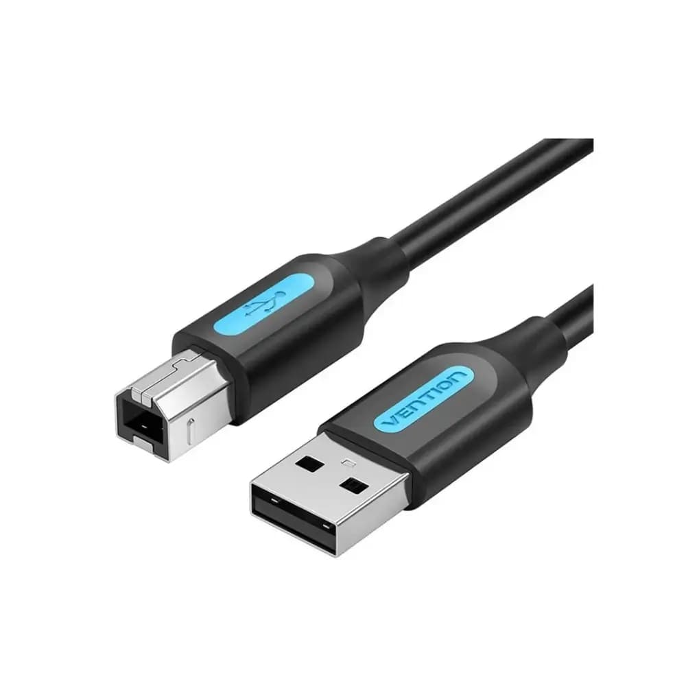 Vention COQBJ 5M USB 2.0 Type-A to Type-B printer cable coiled