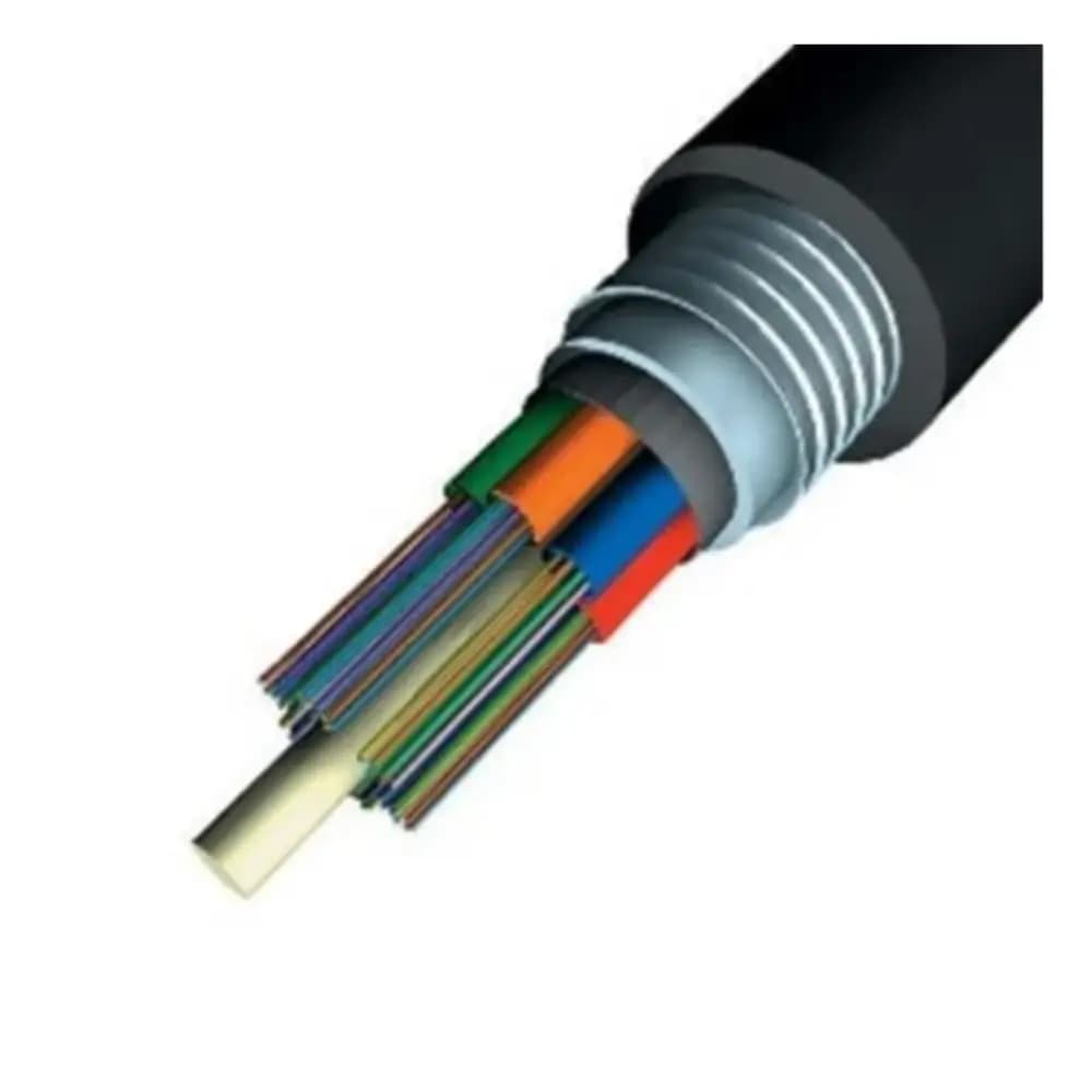 R&M 6 core armoured single mode fiber optic cable
