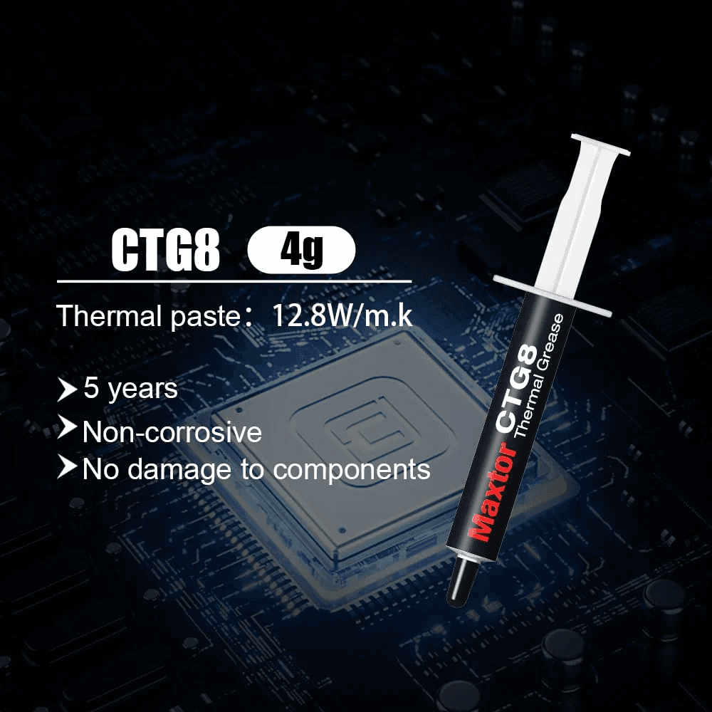 Close-up of Maxtor CTG8 carbon based thermal compound texture Close-up of Maxtor CTG8 carbon based thermal compound texture