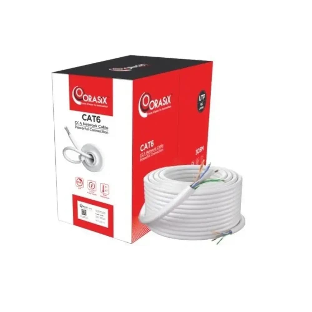 Orasix OS-SLN6M305-INW-CCA Cat6 Network Cable 305 Meter