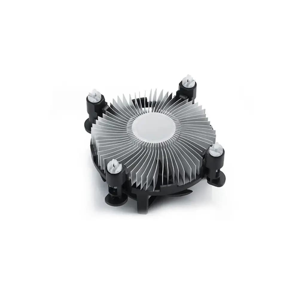 Deepcool CK-11509 CPU cooler with radial aluminum heatsink, front view Deepcool CK-11509 CPU cooler with radial aluminum heatsink, front view