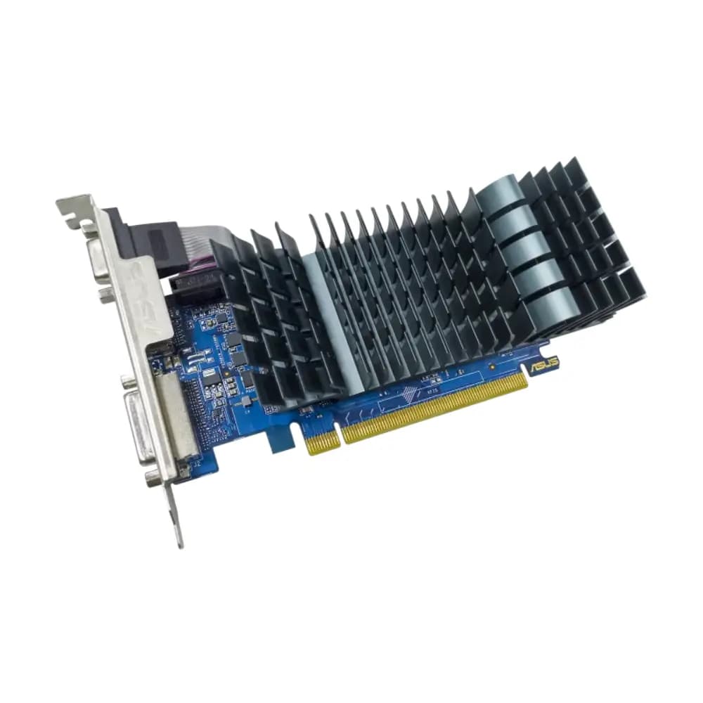 Large passive heatsink on ASUS GT 710 EVO for silent 0dB cooling Large passive heatsink on ASUS GT 710 EVO for silent 0dB cooling