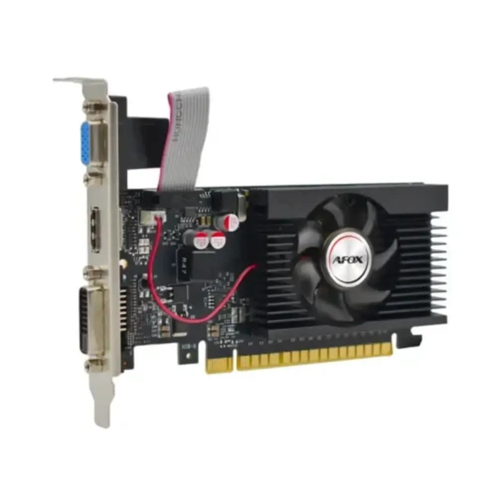 HDMI and DVI output ports on the AFOX GT 710 graphics card HDMI and DVI output ports on the AFOX GT 710 graphics card