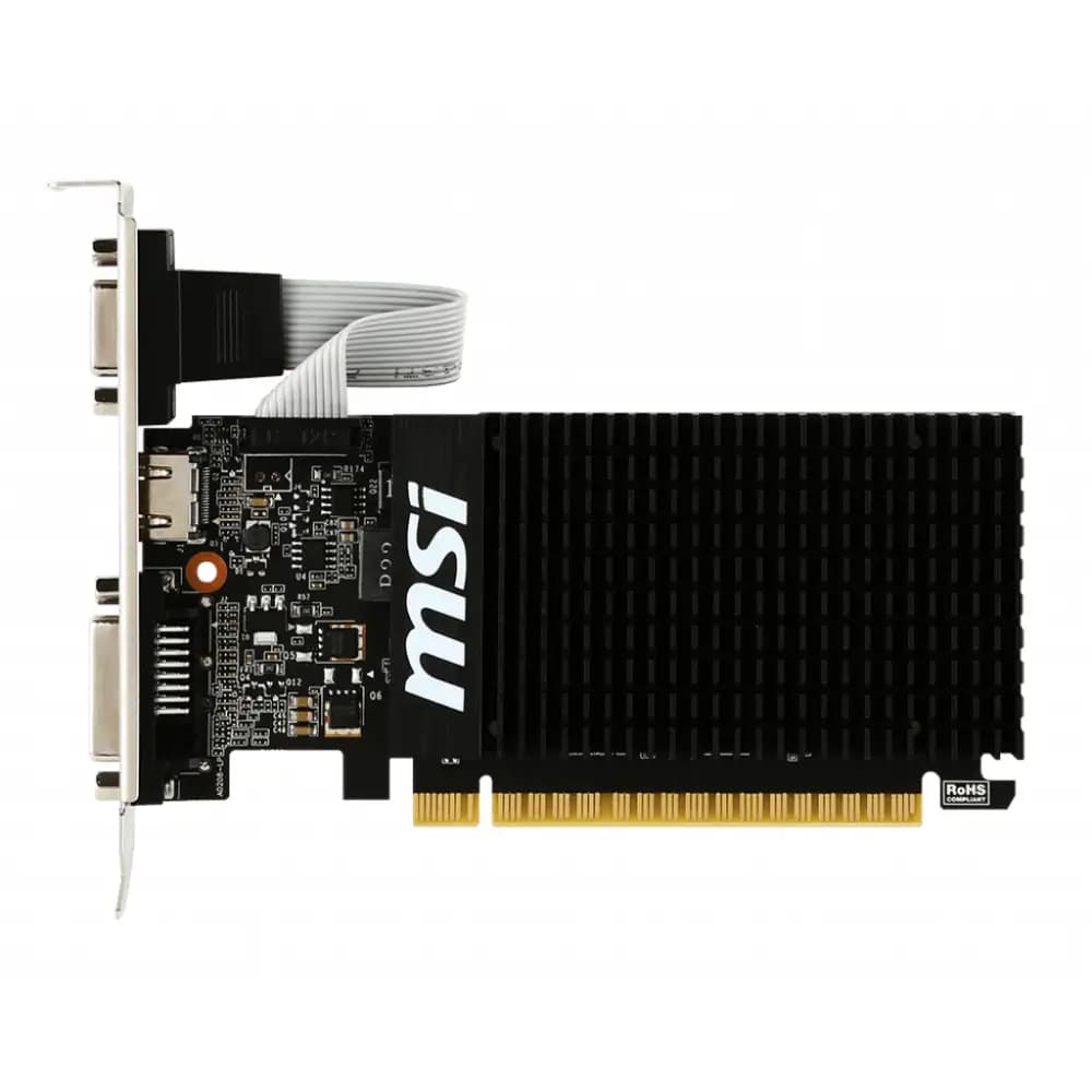 MSI GT 710 2GD3H LP 2GB DDR3 low profile graphics card front view