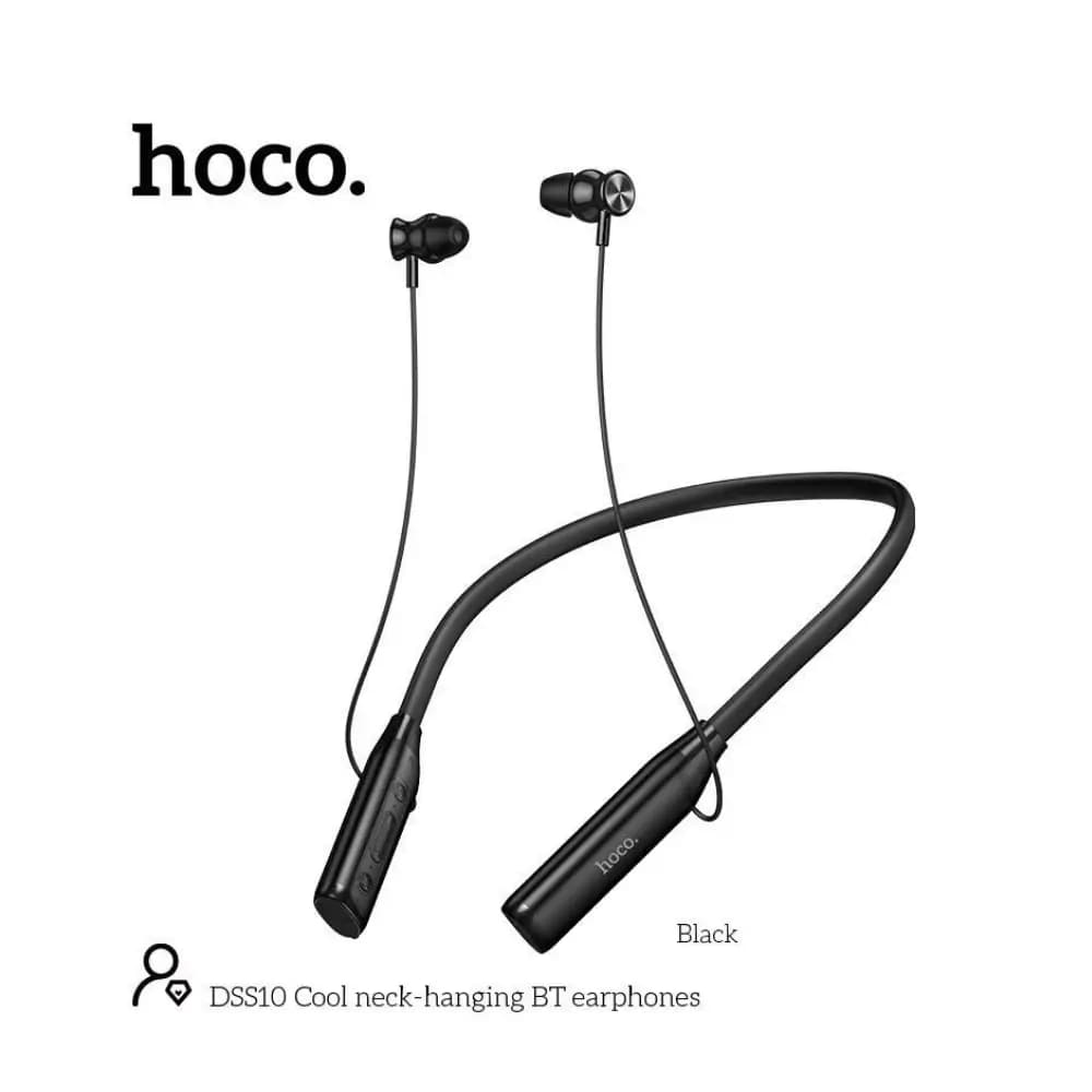 Hoco DSS10 Bluetooth Neckband with 220-Hour Playtime Hoco DSS10 neckband digital LED battery display showing charge level