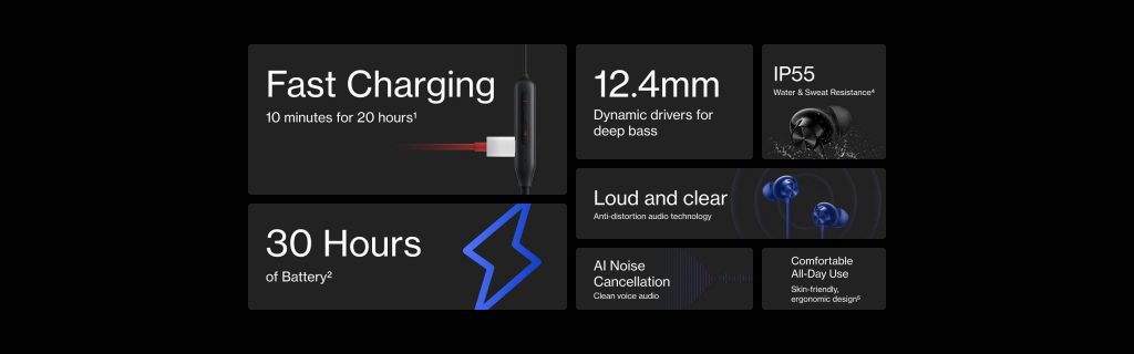 OnePlus Bullets Wireless Z2 Bluetooth in Ear Earphones