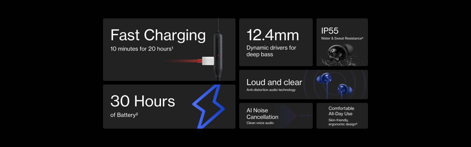 OnePlus Bullets Wireless Z2 Bluetooth in Ear Earphones