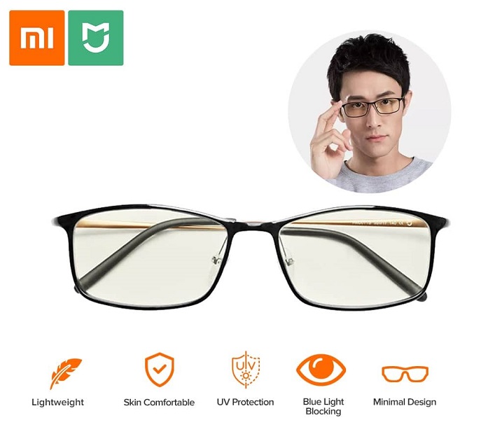 Xiaomi Mi TS Computer Glass : Do you suffer sore eyes and headaches from long screen-watching time? Exposure to harmful blue-ray from mobile phones, tablets, computers, TVs and modern room LED lighting ruins your sleep and causes permanent eye damage. Xiaomi TS blue-rays proof glasses has adopted nanometer high-tech, blue-rays blocking rate up to 35 percent, guarding your sleep and health. Main Features: Advanced nanometer tech lens,35 percent blue-rays blocking rate, also ensuring safe visible light passing Blue-rays proof and UV400, relieving eye fatigue and improving color resolution Simple style, ultralight and ergonomic ear-stems, no extra burden to your ears and nose Self-adaption nose pad, fit for different face shape Material: PC lens, PEI frame, silicone nose pad Specially designed for those who use digital products for a long time Durable metal hinges Specification : Brand: Xiaomi Function and Features: Anti-Blue Ray Color: Black or Red (UNISEX) Whole Width: 14.3cm Lens width: 5.4cm Lens height: 3.7cm Nose bridge width: 1.7cm Ear-stems Length: 14cm Product Details Product weight: 0.0180 kg Package weight: 0.2300 kg Product size: 14.30 x 14.00 x 3.70 cm / 5.63 x 5.51 x 1.46 inches Package size: 17.00 x 9.50 x 7.00 cm / 6.69 x 3.74 x 2.76 inches Package Contents Package Contents: 1 x Glasses