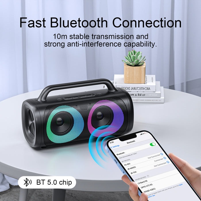 JOYROOM JR-MW02 40W Wireless Speaker with RGB Lights