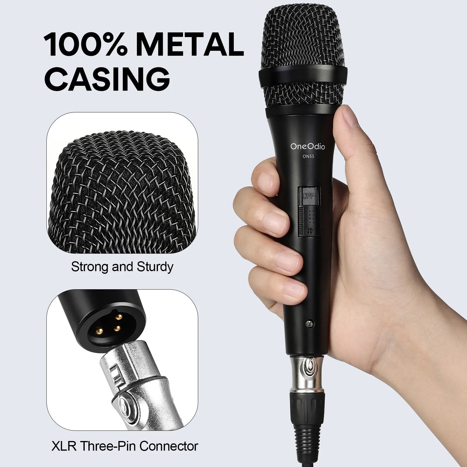 OneOdio ON55 Wired Vocal Dynamic Microphone