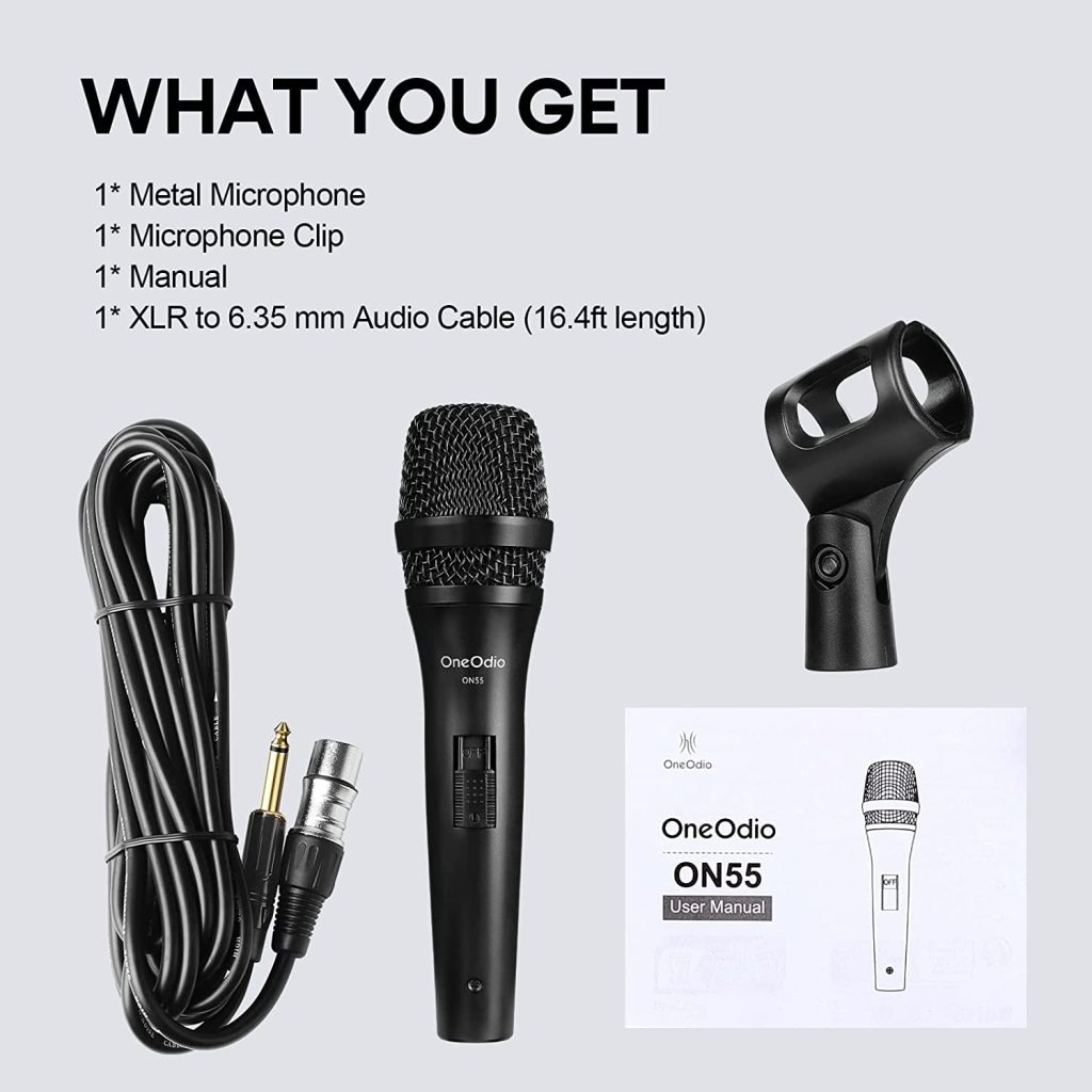 OneOdio ON55 Wired Vocal Dynamic Microphone