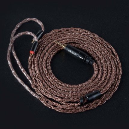 KBEAR 16 Core Pure Copper Earphone Cable 2PIN