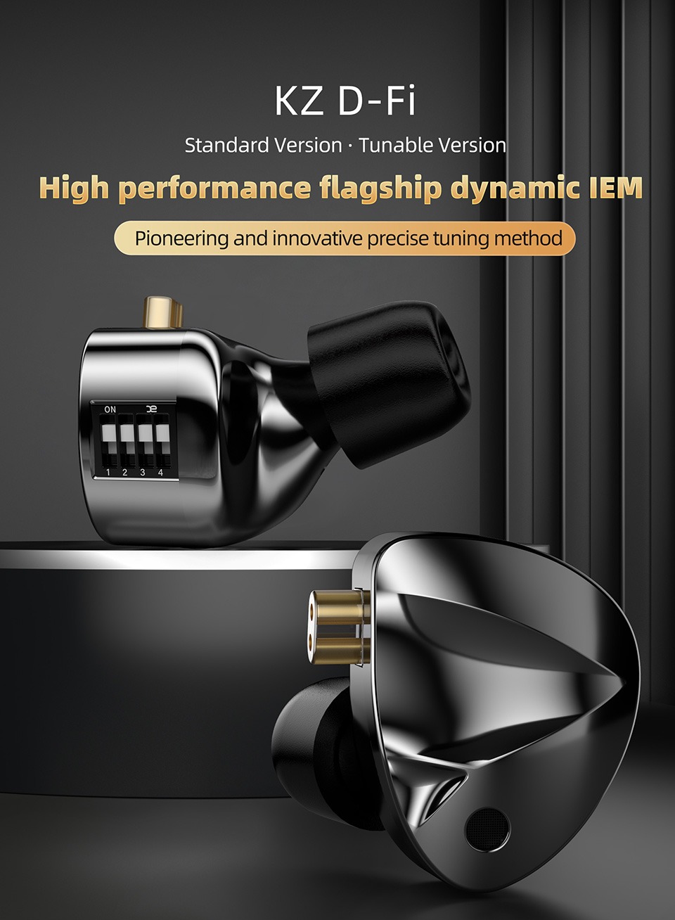 KZ D-Fi High-performance flagship dynamic IEM 