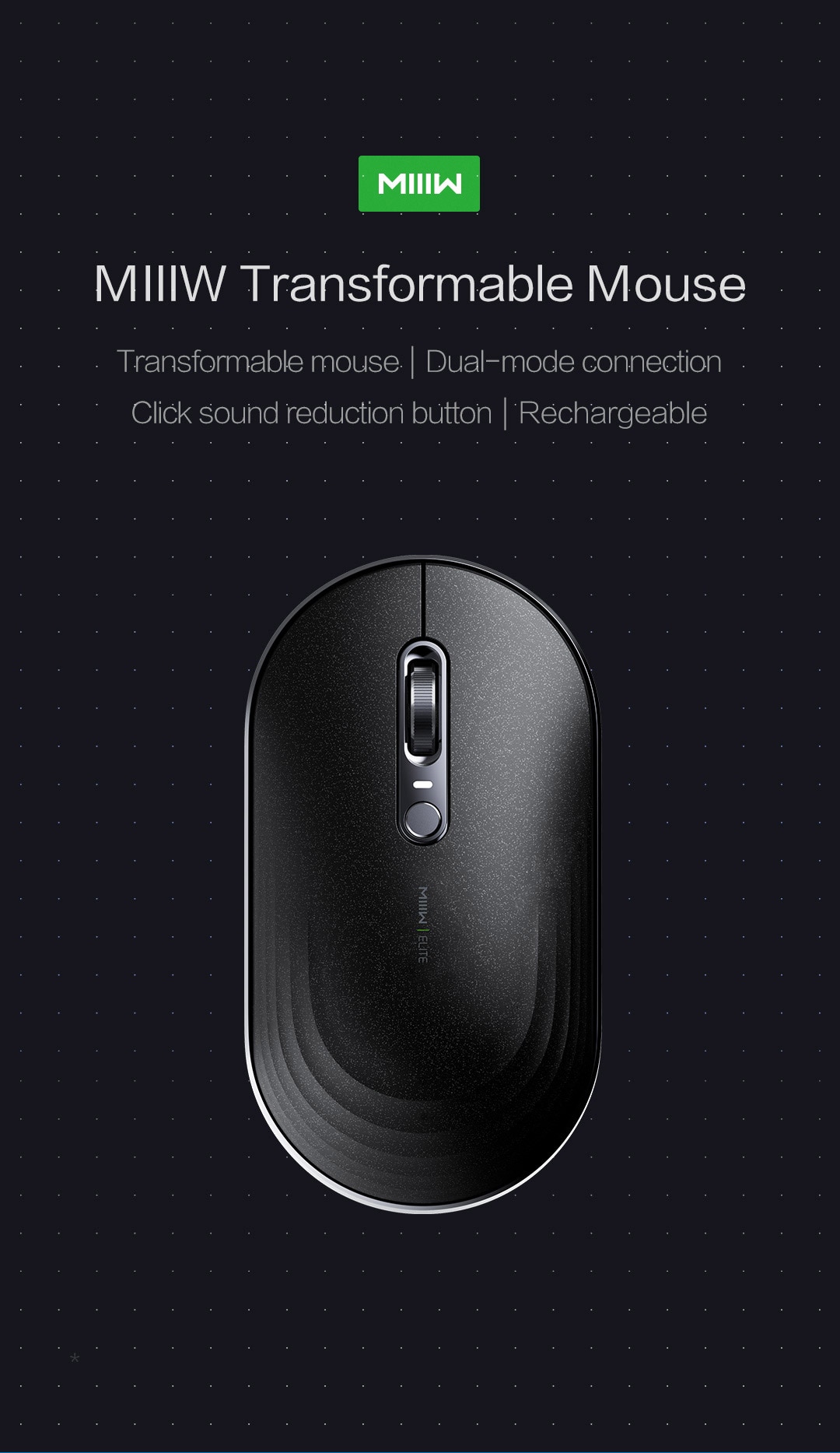 Xiaomi MiiiW M18 Transformable Elite Mouse 2.4Ghz