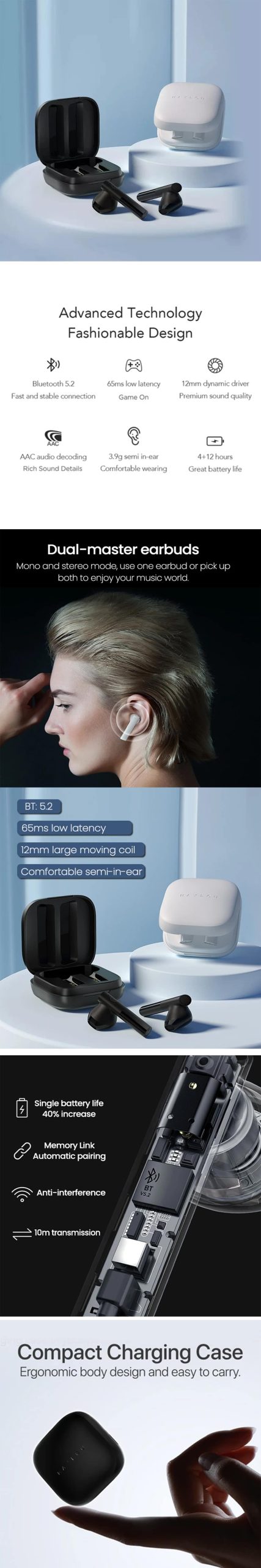 Haylou GT6 True wireless Earbuds