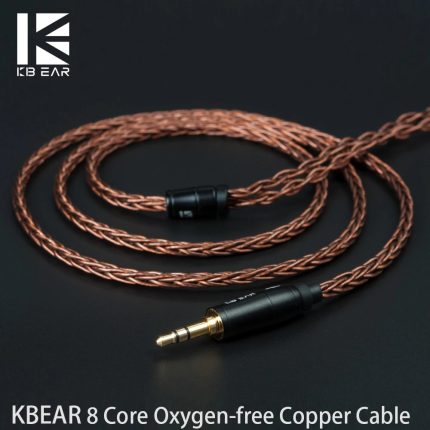 KBEAR 8 Core Oxygen-free Copper Cable for Earphone