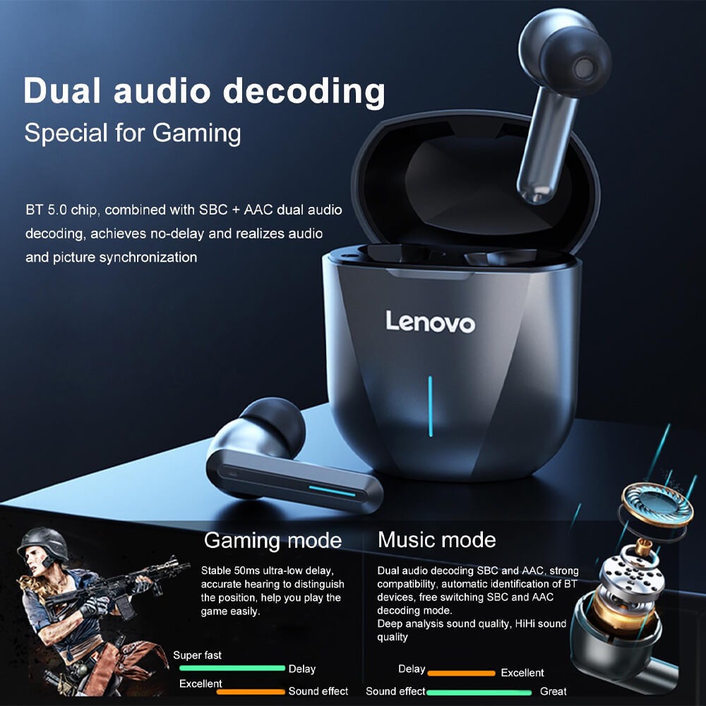 Lenovo XG01 Gaming Earbuds