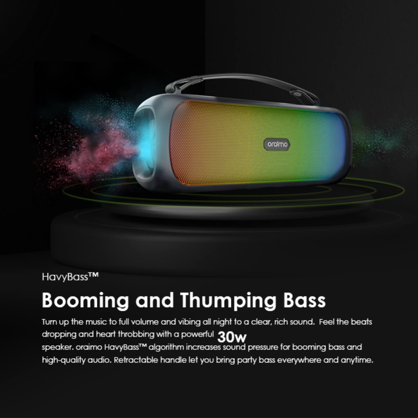 Oraimo OBS-75D Boom Bass Go Boom Speaker