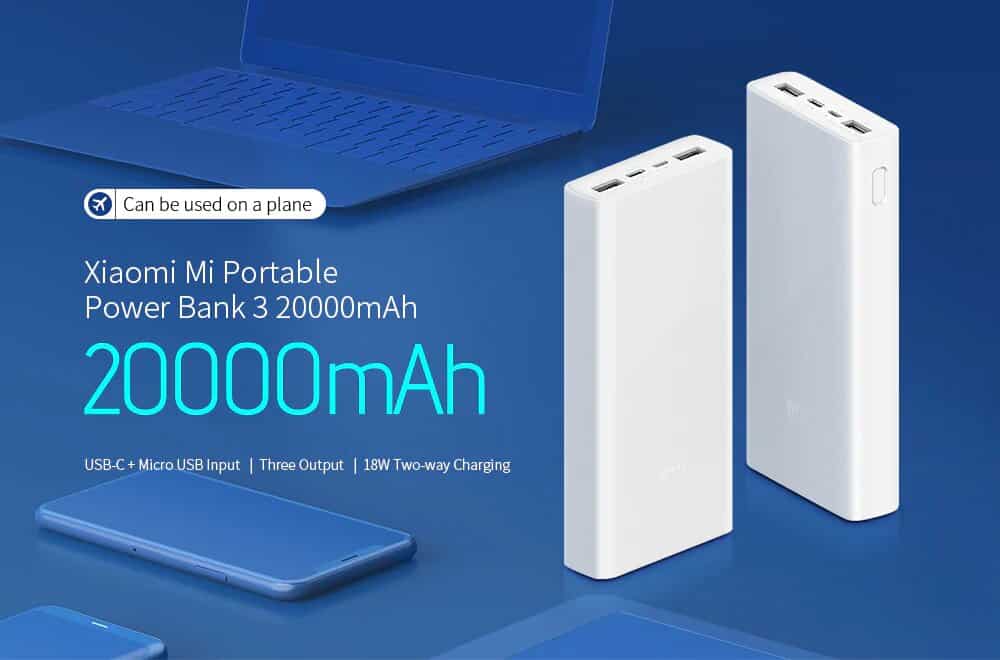 Xiaomi Mi 20000mAh Power Bank V3