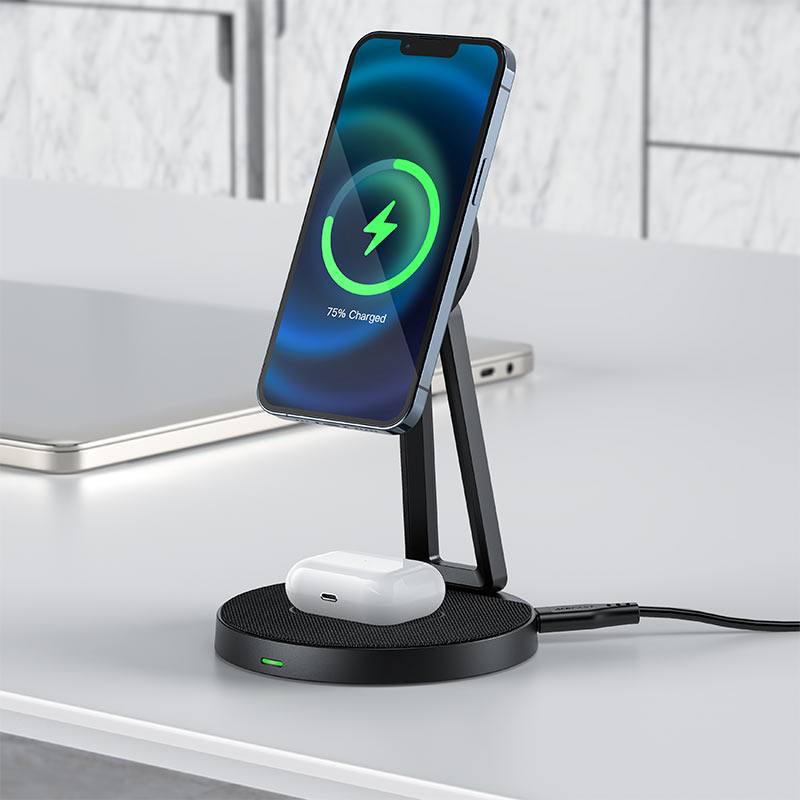 ACEFAST AIRCHARGE E8 30W 2-in-1 Desktop Wireless Charger