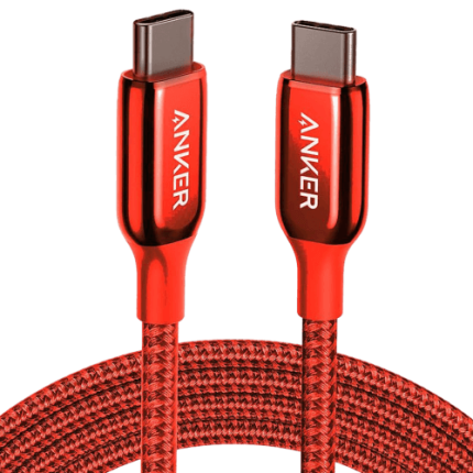 Anker PowerLine + III USB C to USB C Cable (3ft/6ft) – Red