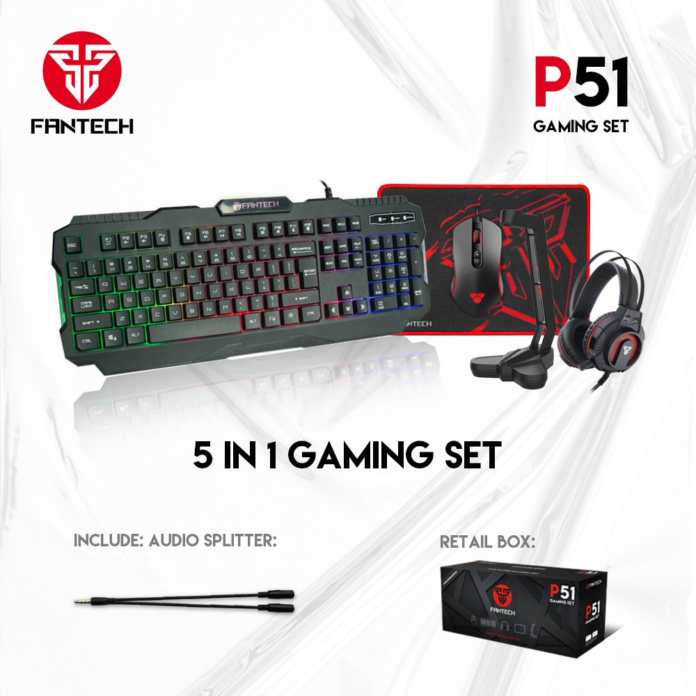 Fantech P51 5-in-1 Gaming Combo Set