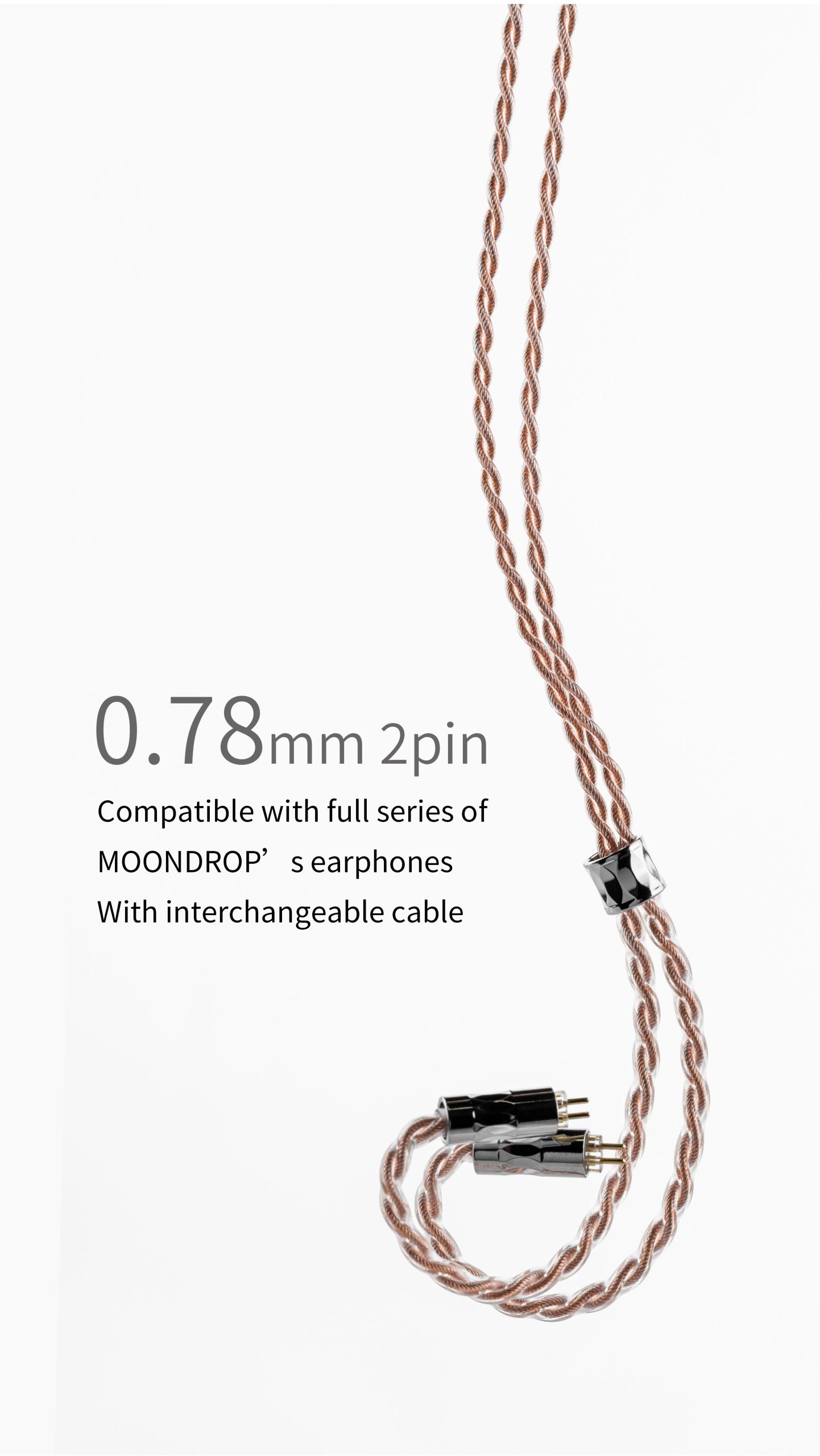 Moondrop LINE T 6N Single Crystal Copper 196-Core cable