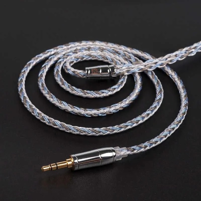 KBEAR 16 Core Earphone Upgraded Silver Plated Copper Cable