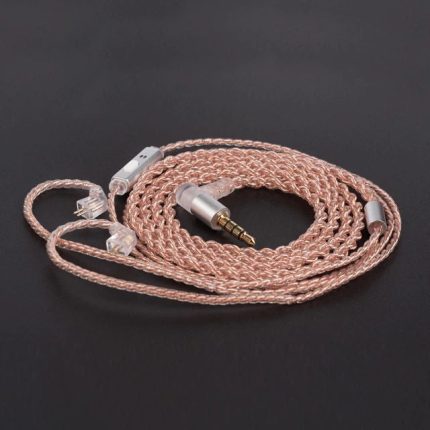 KBEAR 4 Core Silver Plated Cable with Mic