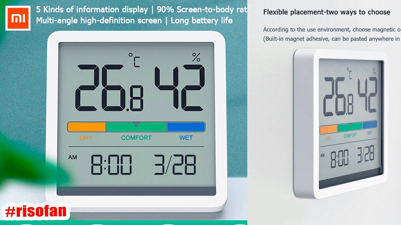 Xiaomi MIIIW Temperature Humidity Clock