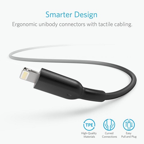 Anker PowerLine II USB to Lightning Cable 3ft (A8432H12)