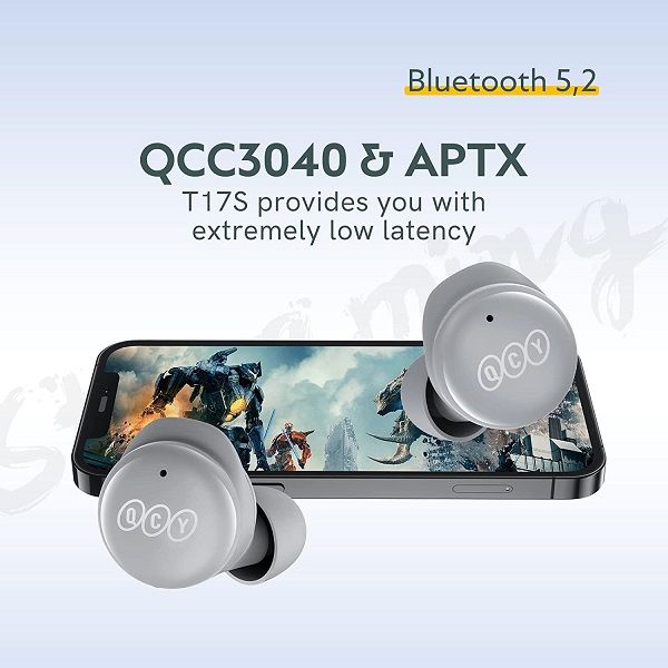QCY T17S Qualcomm AptX Bluetooth 5.2 TWS Earbuds