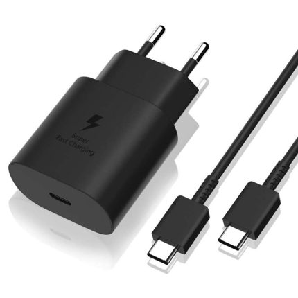 Samsung 25W Adapter With Type C To Type Cable (12Months Warranty)