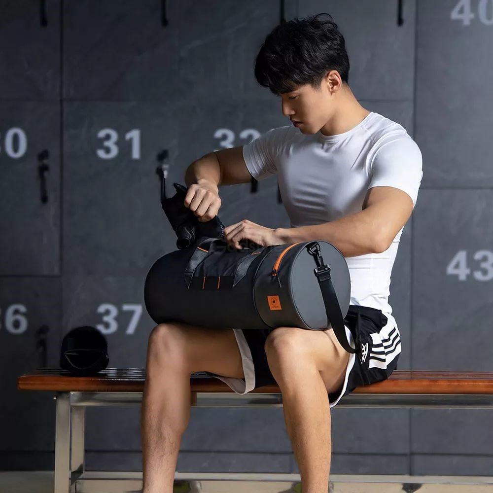 UREVO Sports Gym Bag with Wet Pocket & Shoes Compartment