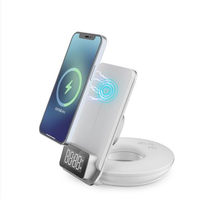Wiwu M11 4 in 1 Wireless Charger with Time Clock