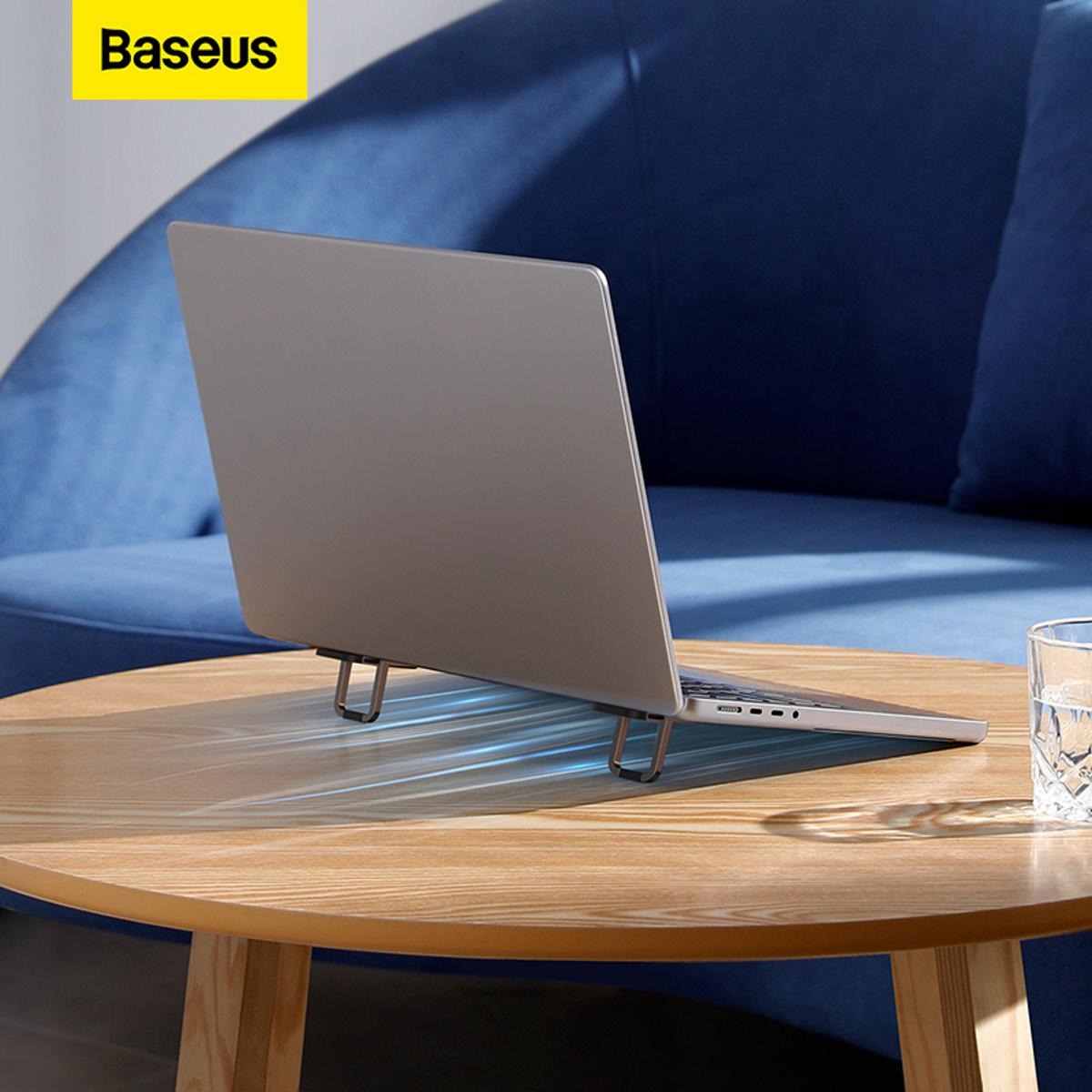Baseus 2Pcs Slim Laptop Kickstand Desktop Dissipation Stand Holder