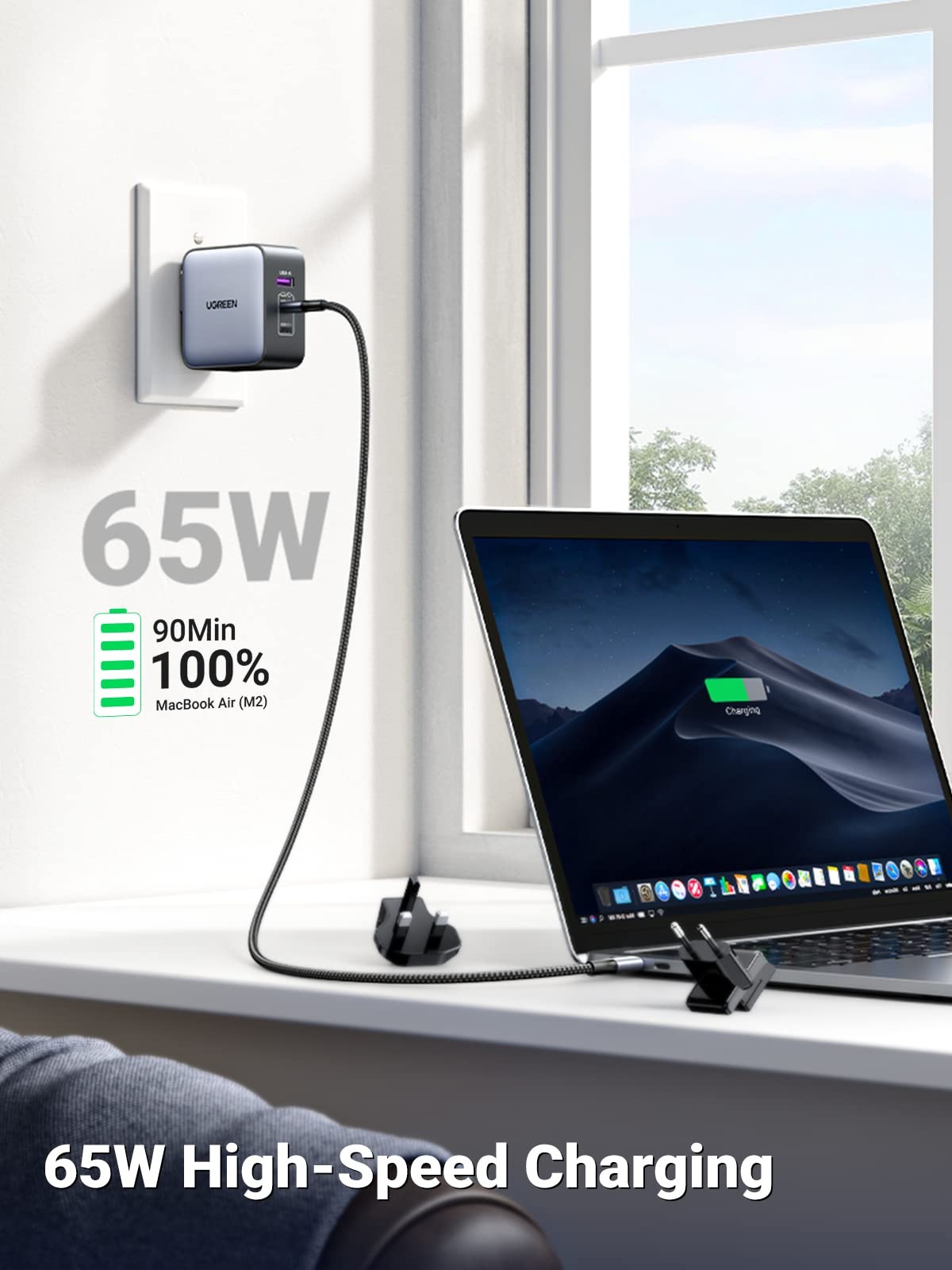 Ugreen Nexode 65W USB C Wall Charger (20700)