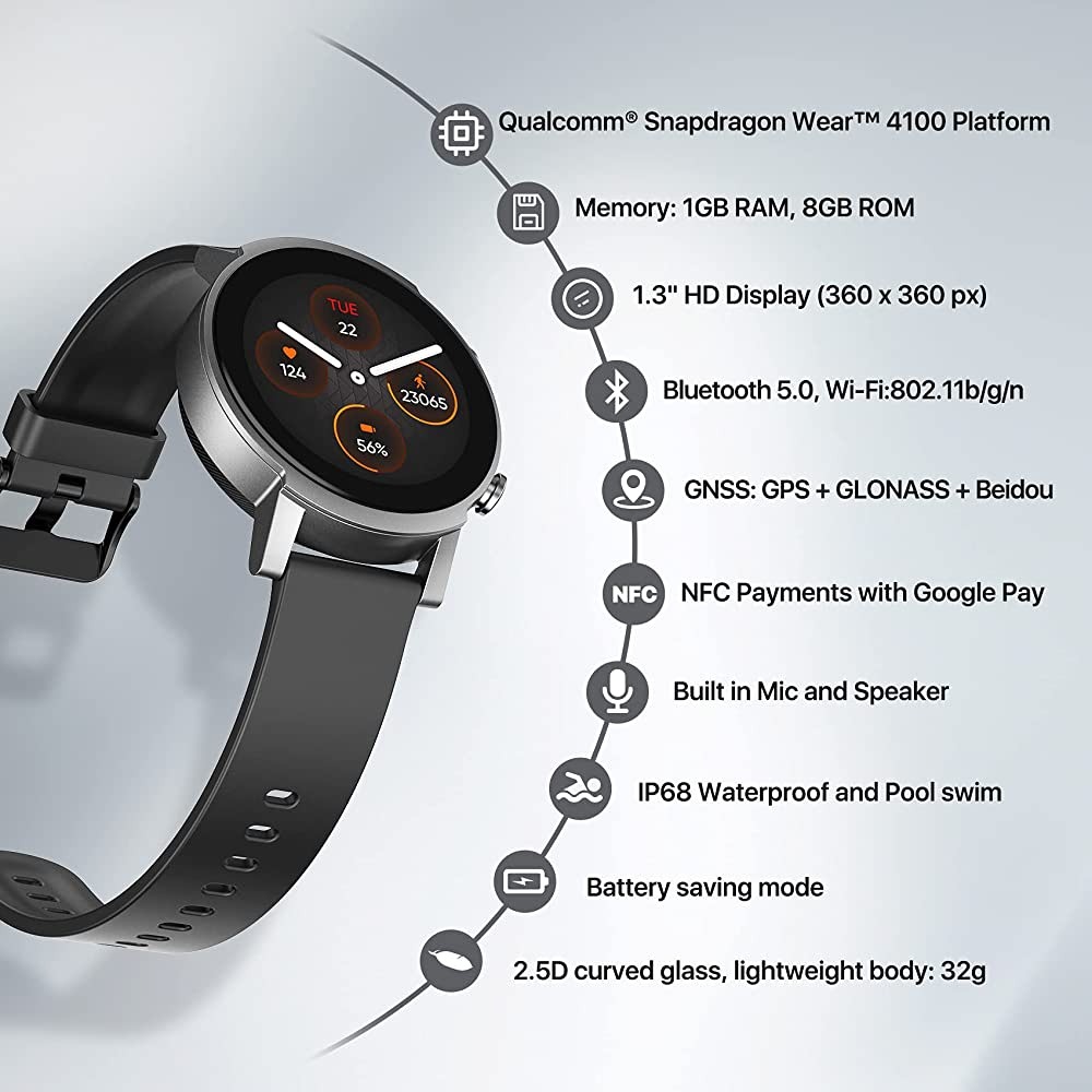 ticwatch e3 smart watch