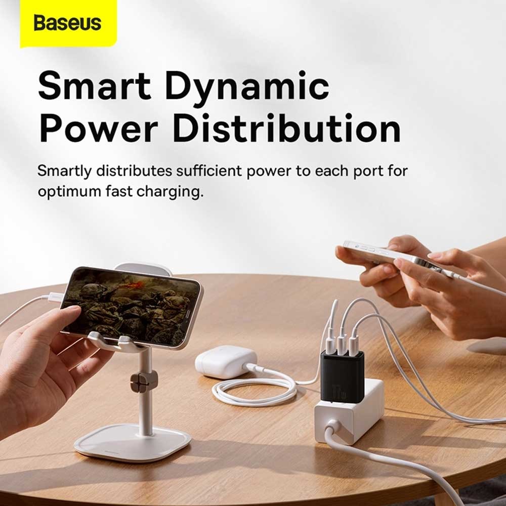 Baseus 17W 3 USB Output Adapter