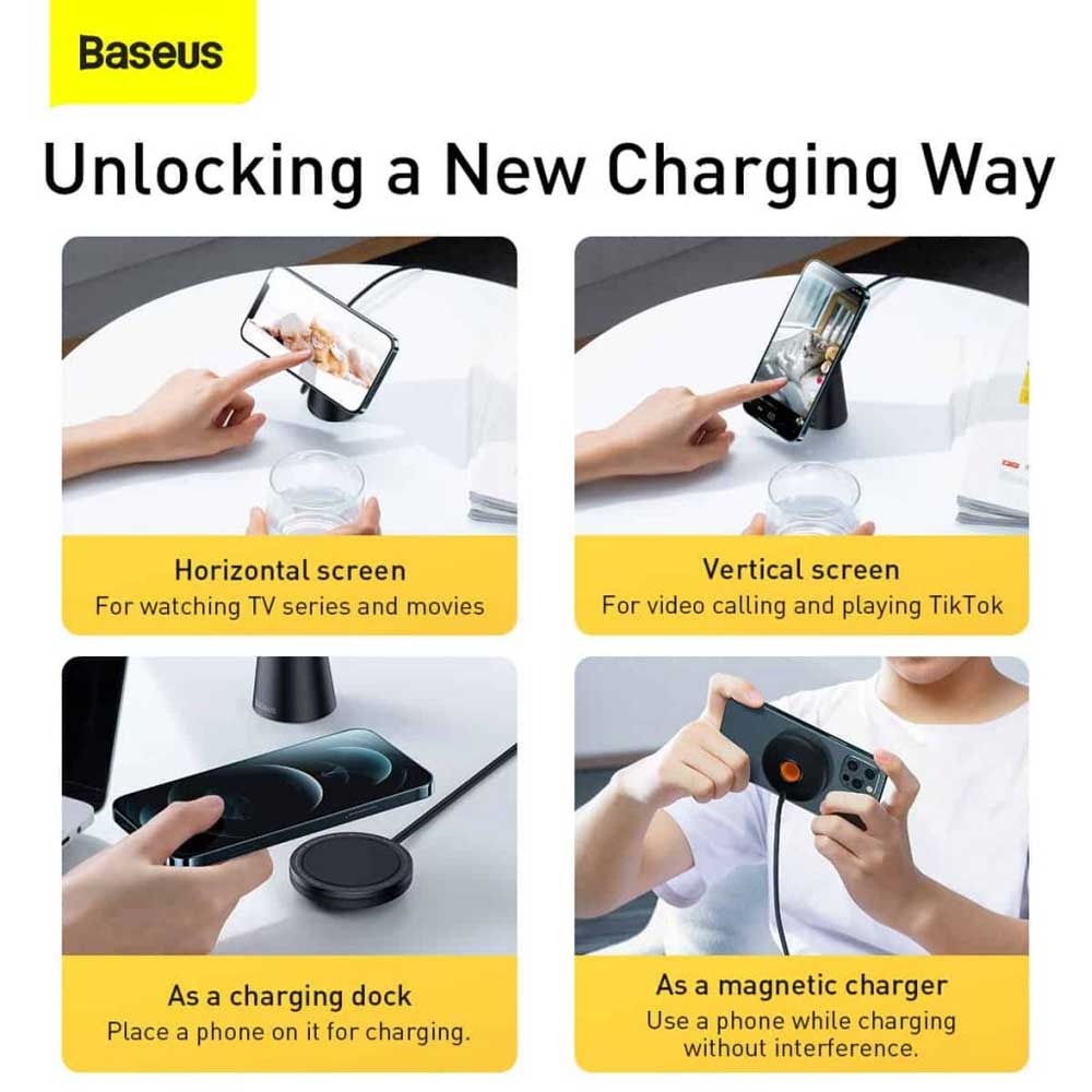 Baseus Simple Magnetic Stand Wireless Charger