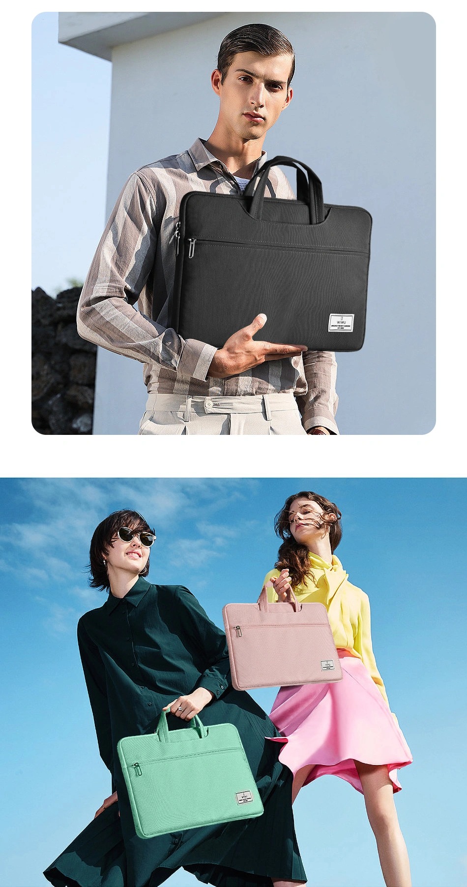 WiWU ViVi Waterproof Laptop Handbag 14 Inch