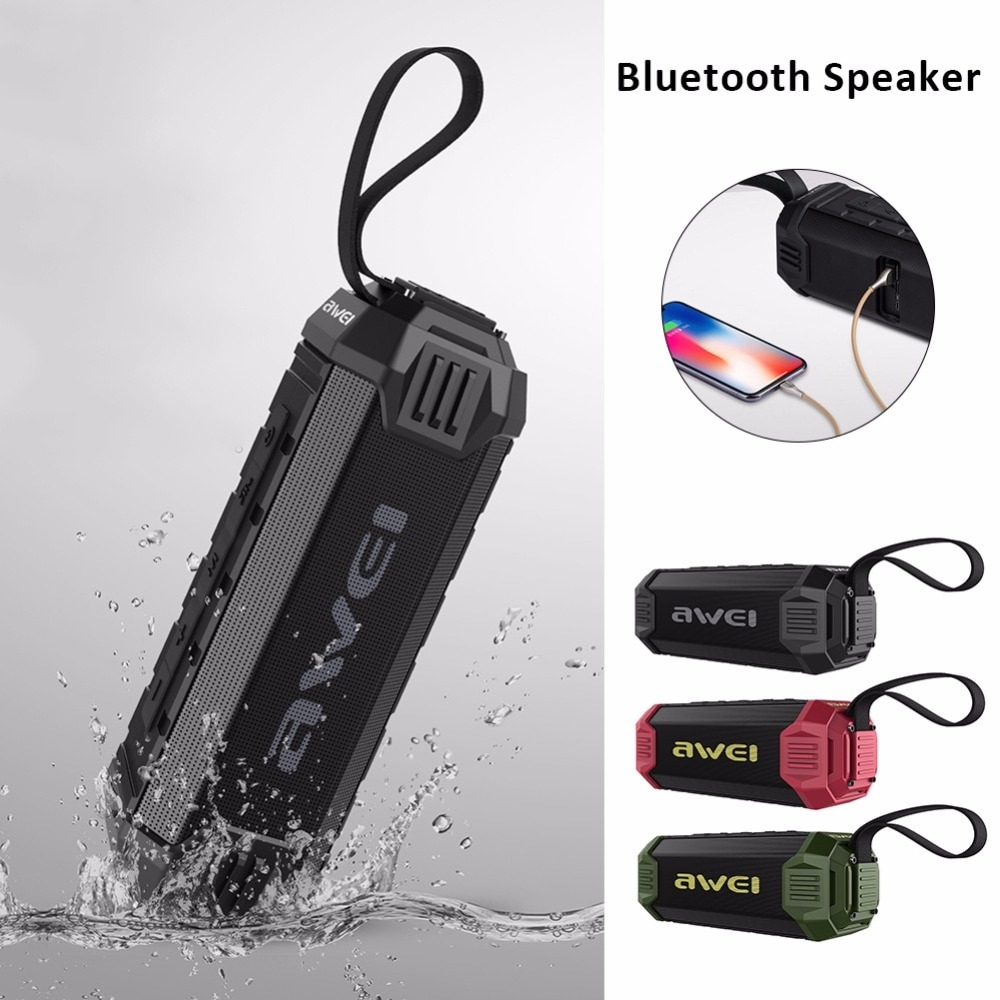 Awei Y280 Outdoor IPX4 Waterproof Wireless Bluetooth Speakers