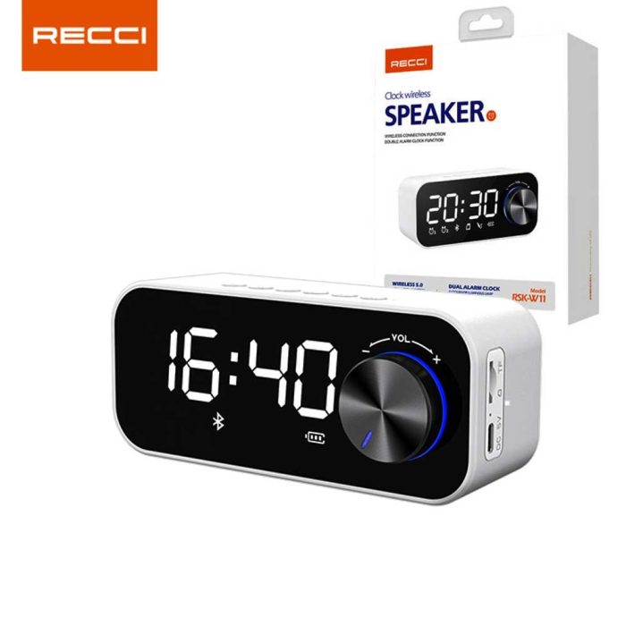 RECCI RSK-W11 Wireless Speaker with Alarm Clock