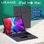 USAMS Smart BT Touch Control Keyboard Cover for iPad